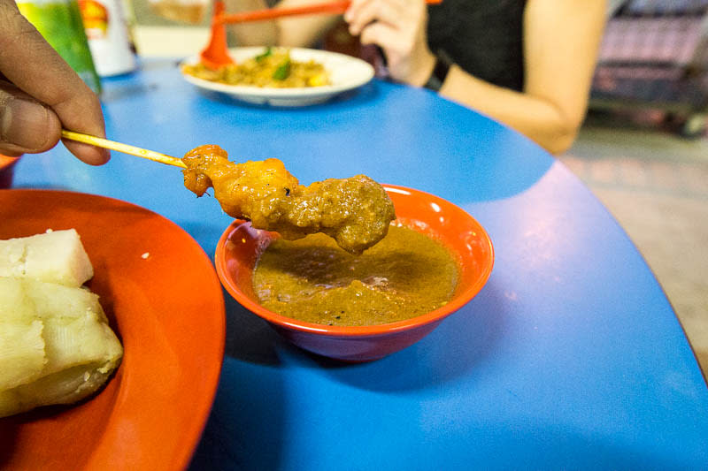 Boon Lay Place Food Village - Satay dip