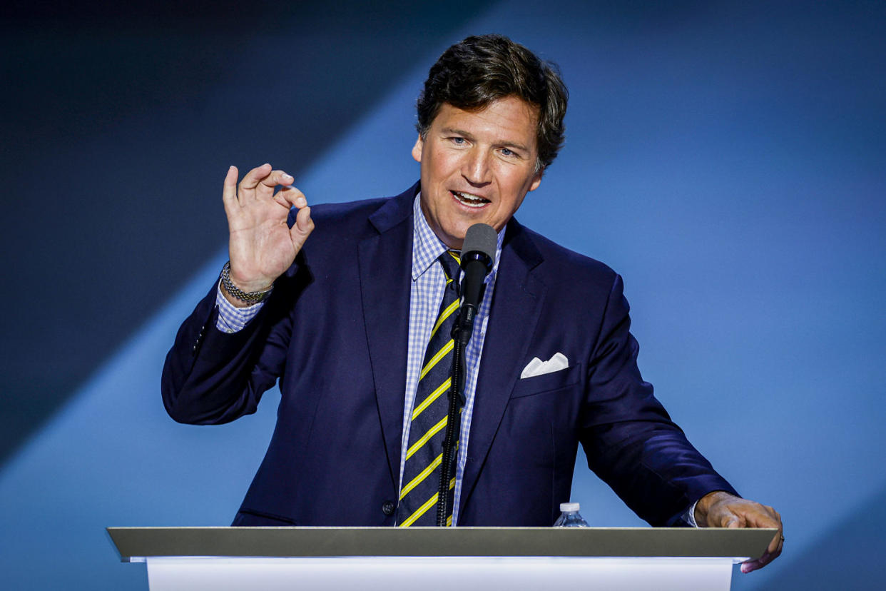 Tucker Carlson. (Chip Somodevilla / Getty Images file)