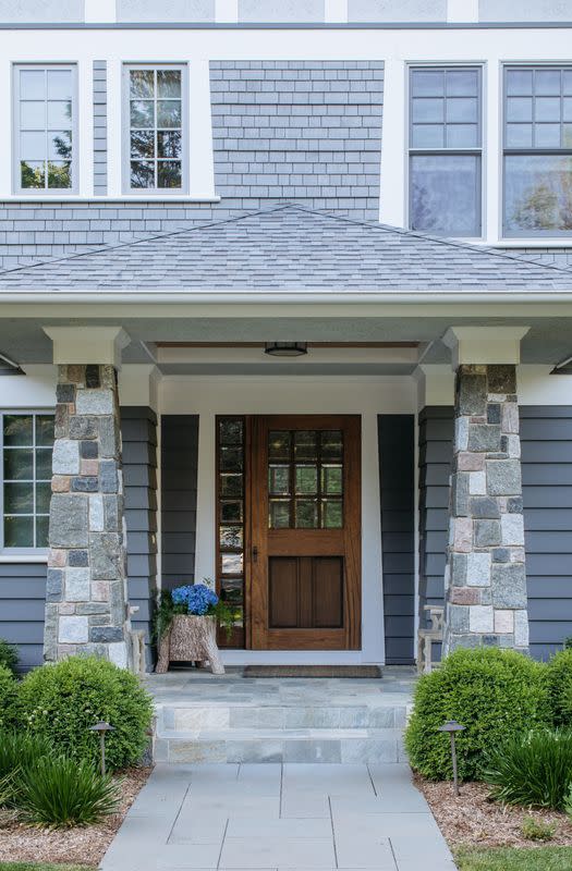 a house with a front door