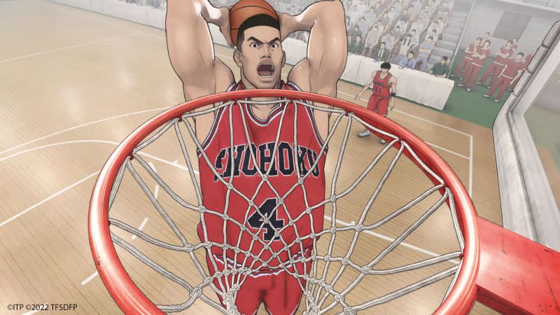 ▲「30才jk濃濃」在看《灌籃高手THE FIRST SLAM DUNK》時，先是遇到白目的男學生，接著又碰到愛講話的大叔。（圖／台北双喜電影提供）