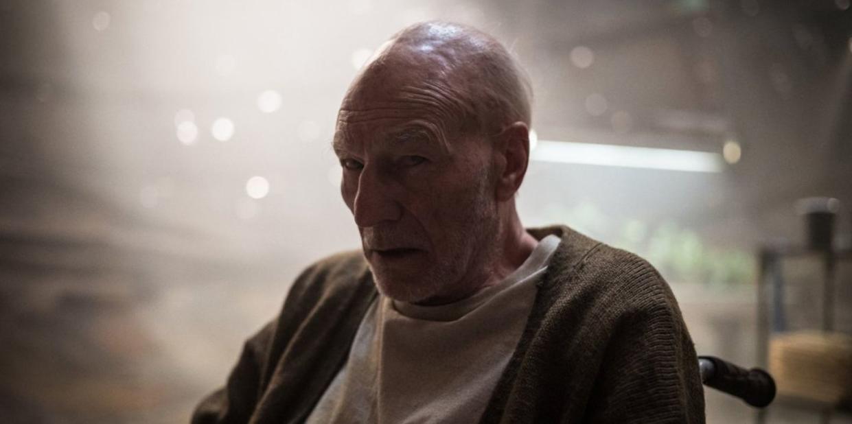 professor x in logan   patrick stewart