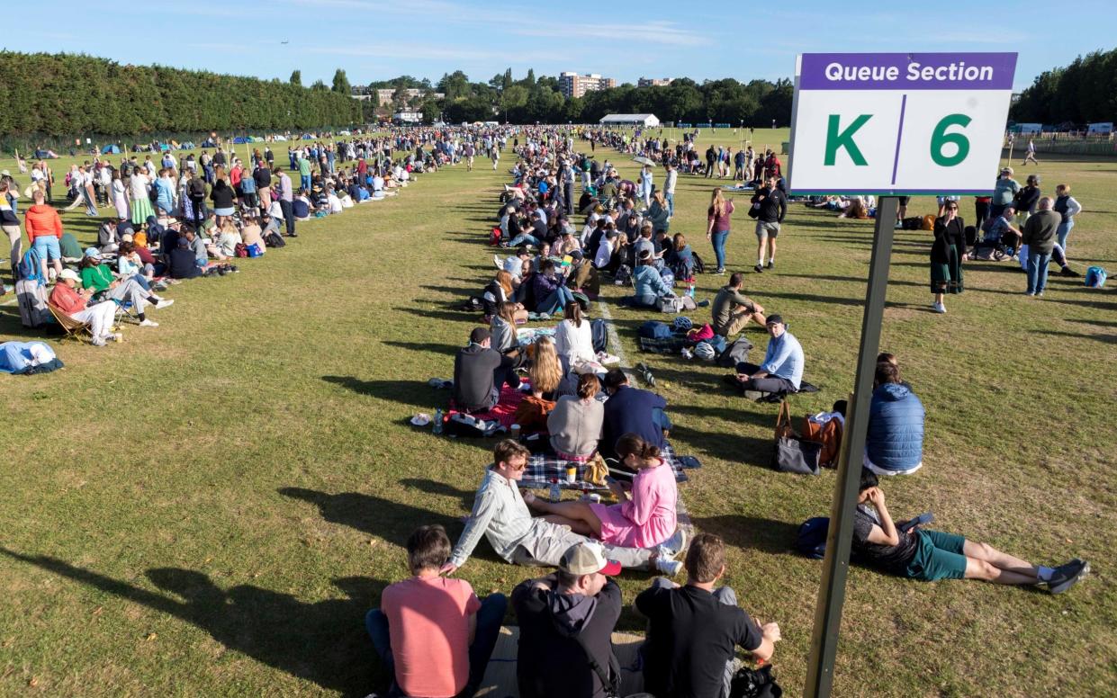 Exclusive: Wimbledon to consider changes to The Queue amid drop in attendances - BELINDA JAO