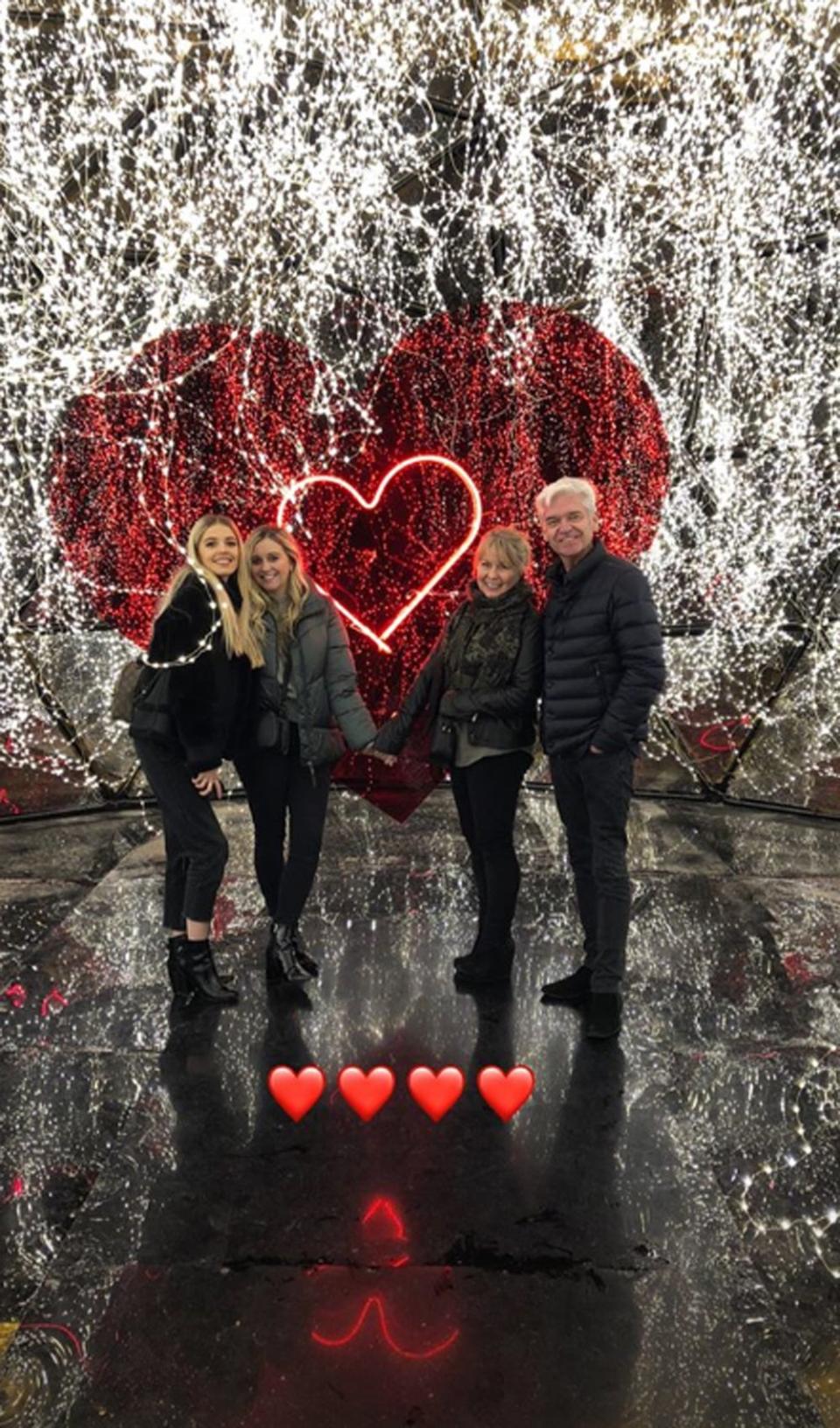 Holiday: The family have headed off to Paris (Instagram @schofe)