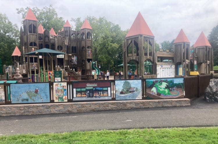 Kids' Castle in Central Park, Doylestown is really everything a little kid with a great imagination could want, even a pirate ship.