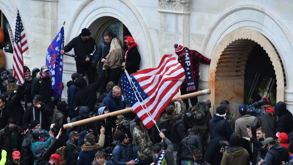 Trump-Anhänger erstürmten am 6. Januar 2021 das Kapitol in Washington. (Bild: Essdras M. Suarez / ZUMA Wire dpa)