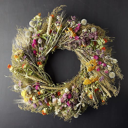 Preserved Perennial Garden Wreath