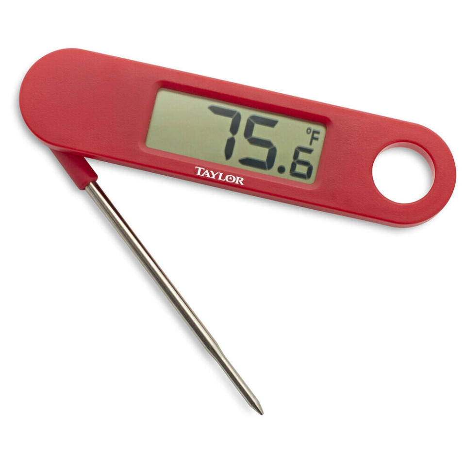 Find this Sur La Table Compact Digital Folding Thermometer for $15 at<a href="https://fave.co/39wpf4L" target="_blank" rel="noopener noreferrer"> Sur La Table.</a>