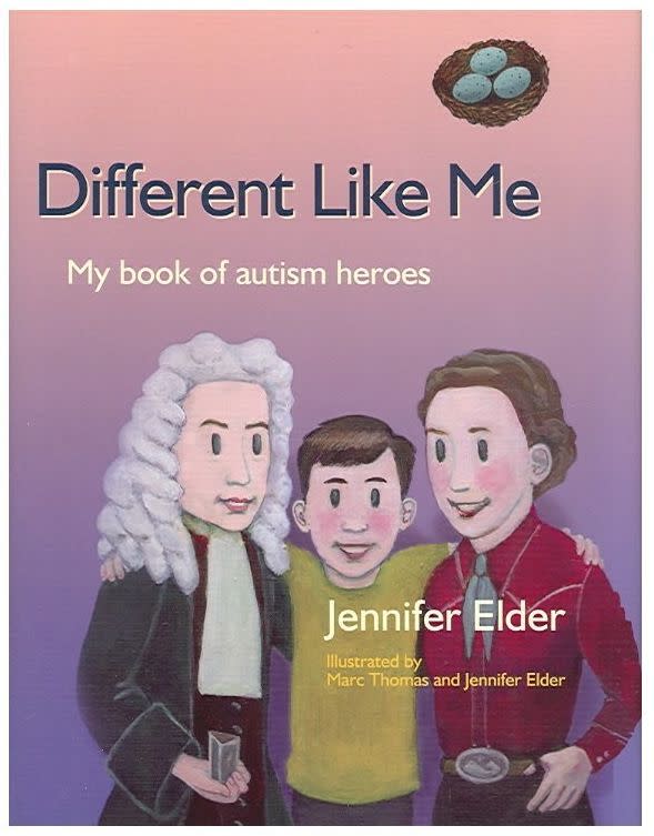 This book highlights famous people who didn't quite fit into society from the perspective of a young boy on the spectrum. <br />(Written by Jennifer Elder. Illustrated by Marc Thomas and Jennifer Elder.)