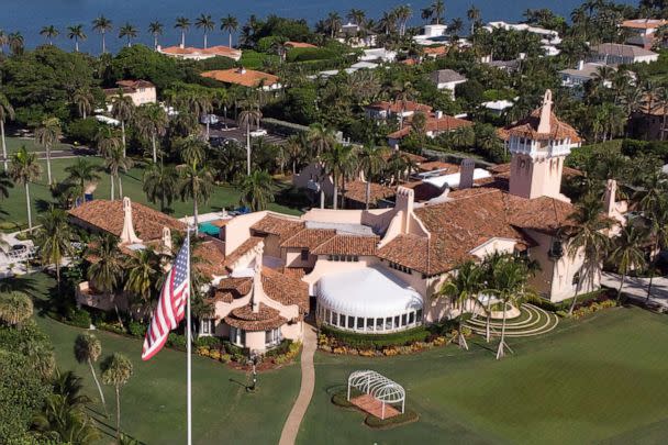 PHOTO: An aerial view shows Mar-a-Lago in Palm Beach, Fla., Aug. 15, 2022. (Marco Bello/Reuters)