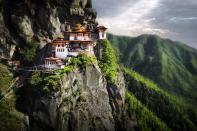 <p>The Himalayan kingdom of Bhutan is so spectacular and unique, it's no wonder it makes the cut on many bucket lists. However, the government is mindful of the harmful impact of tourism. So, in order to visit, tourists must go through an official tour guide and pay around £200 per day. (Visitors were not allowed in Bhutan until the 1970s). </p><p>Jet Cost says, despite the tourism restrictions, Bhutan is still suffering from pollution. 'Last year the industrial town of Pasakha in the south found itself in the unenviable position of being in the top 10 of the world’s most polluted cities. There are growing concerns about the impact that tourism is having on the nation and its contribution to pollution, which may lead to a more severe policy than already exists.'</p>