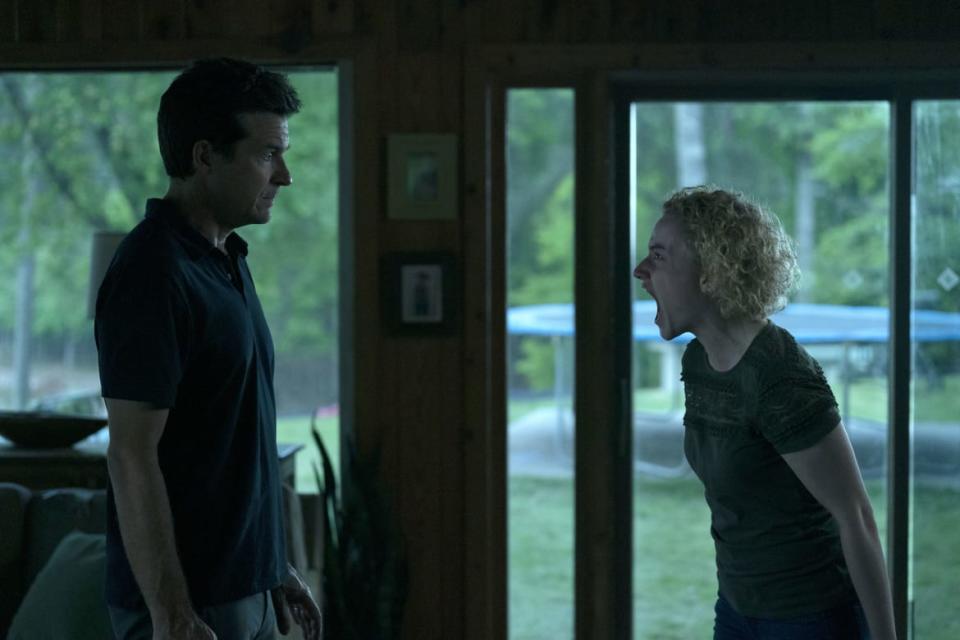 <div class="inline-image__caption"><p>Jason Bateman (L) as Martin “Marty” Byrde, Julia Garner as Ruth Langmore in <em>Ozark</em>.</p></div> <div class="inline-image__credit">Steve Dietl/Netflix</div>