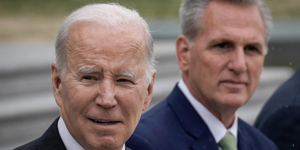 Biden and Kevin McCarthy