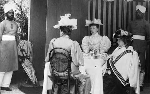 Queen Victoria having lunch - Credit: Hulton Archive