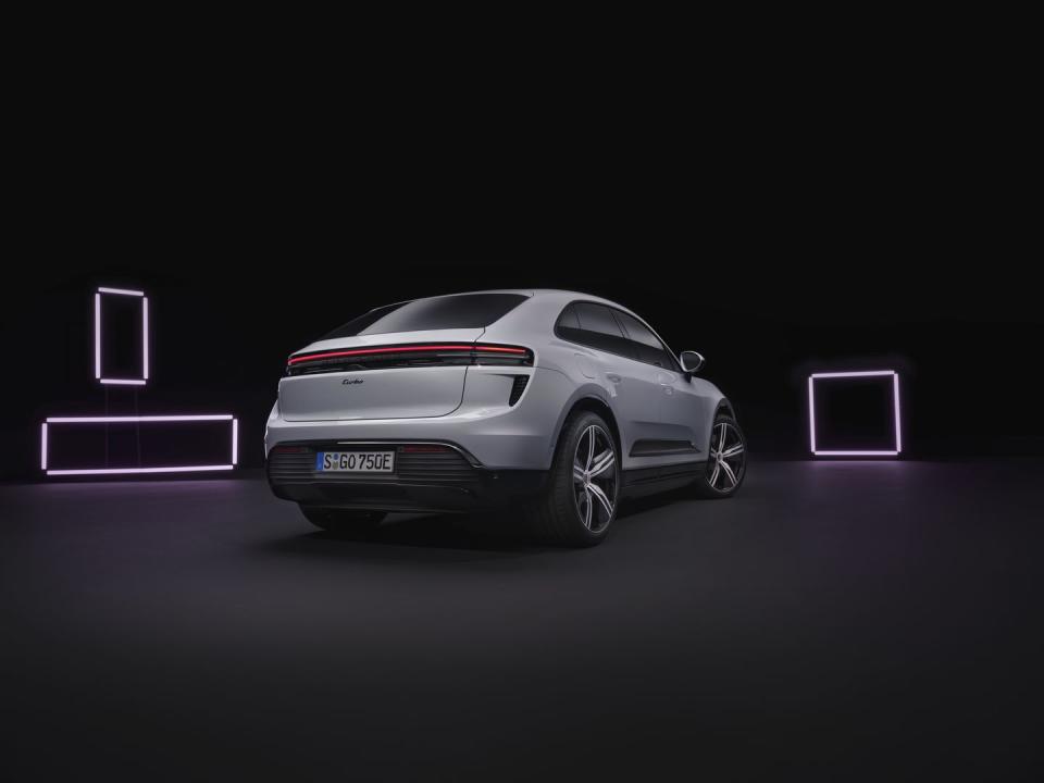 2024 porsche macan ev rear