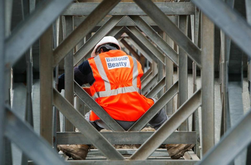 Balfour Beatty has recorded revenue growth (Newscast/Balfour Beatty/PA) (PA Media)