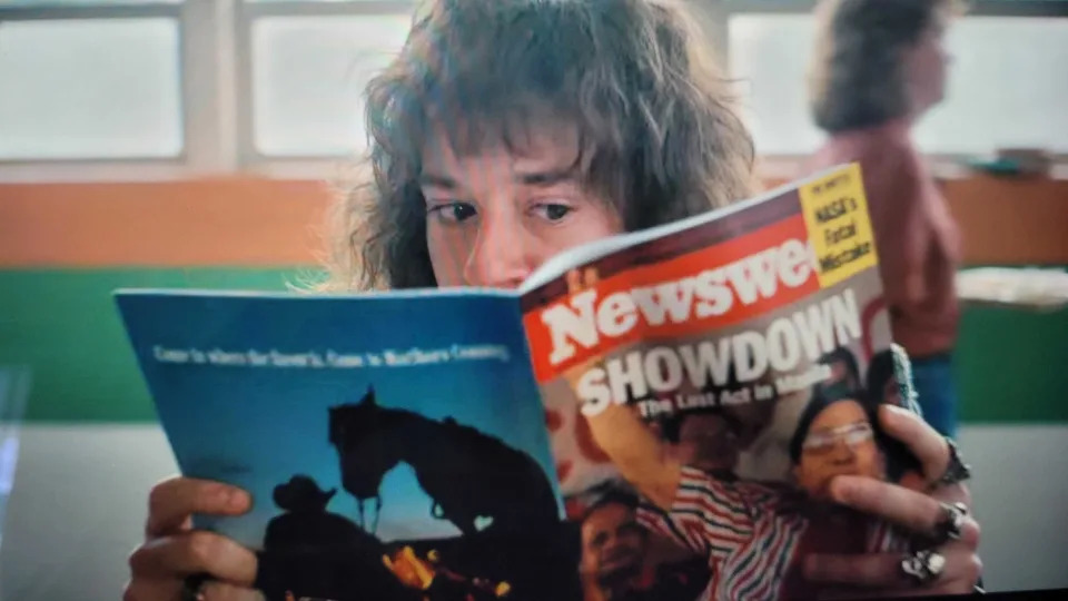 Eddie Munson (Joseph Quinn) is introduced in Stranger Things as he reads a Newsweek article that features former Philippine president Ferdinand Marcos on the cover. (Photo: Teng Yong Ping)