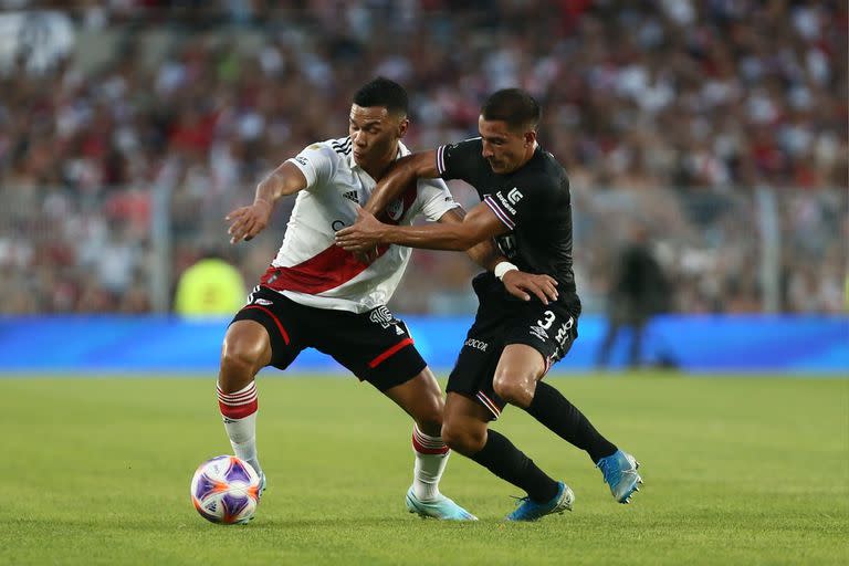 River y Argentinos se vieron las caras el 12 de febrero de este año, en el duelo correspondiente a la tercera fecha de la Liga Profesional