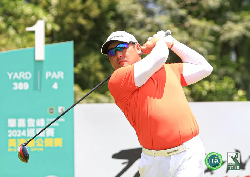 葉昱辰以兩回合136桿-8暫並列第五。Tpga／鍾豐榮攝