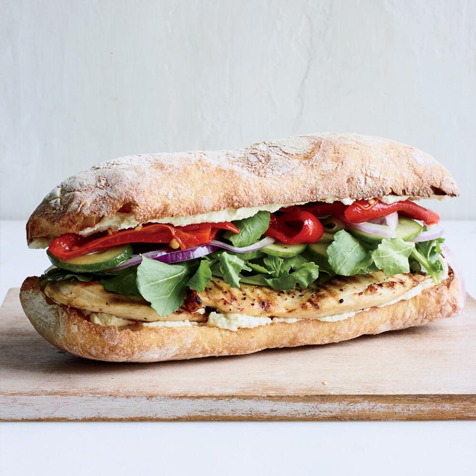 Feta-Brined Chicken Sandwiches