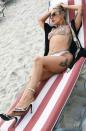 <p>Lady Gaga took to Instagram to post a series of sexy bikini snaps to promote her new Joanne World Tour.</p>