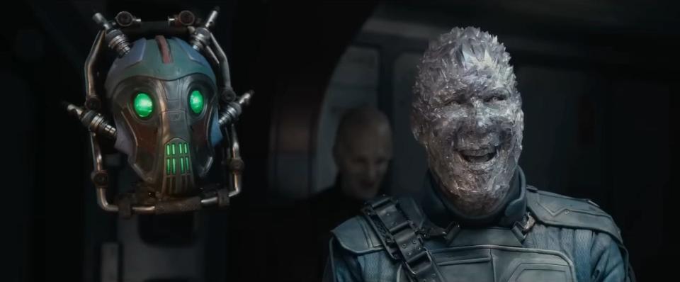 Mainframe and Martinex in "Guardians of the Galaxy Vol. 3."