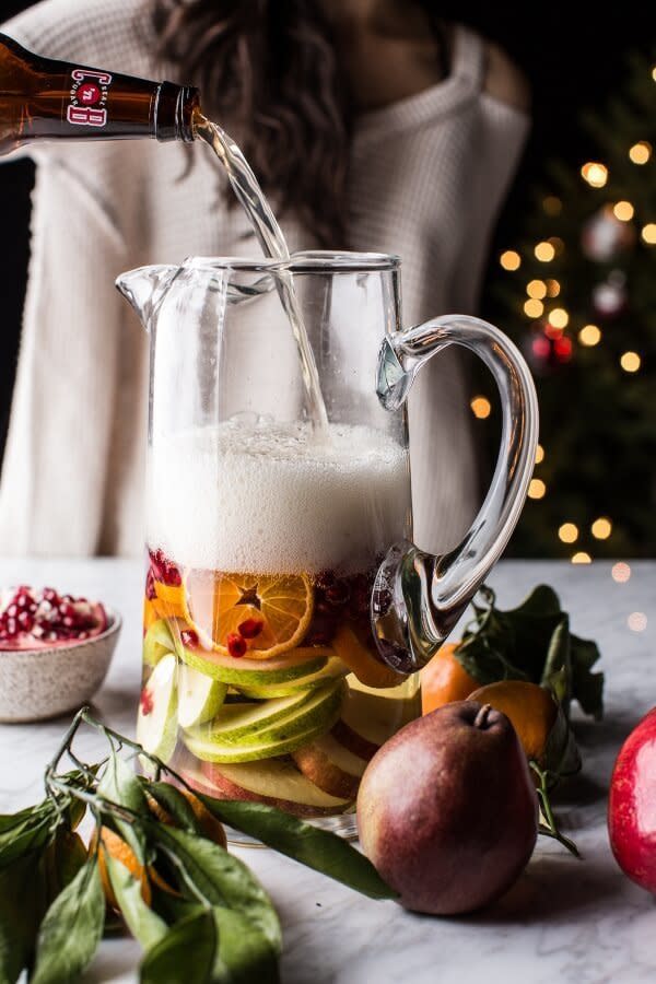 <strong>Get the <a href="https://www.halfbakedharvest.com/christmas-sangria/" target="_blank">Christmas Sangria</a> recipe from Half Baked Harvest</strong>