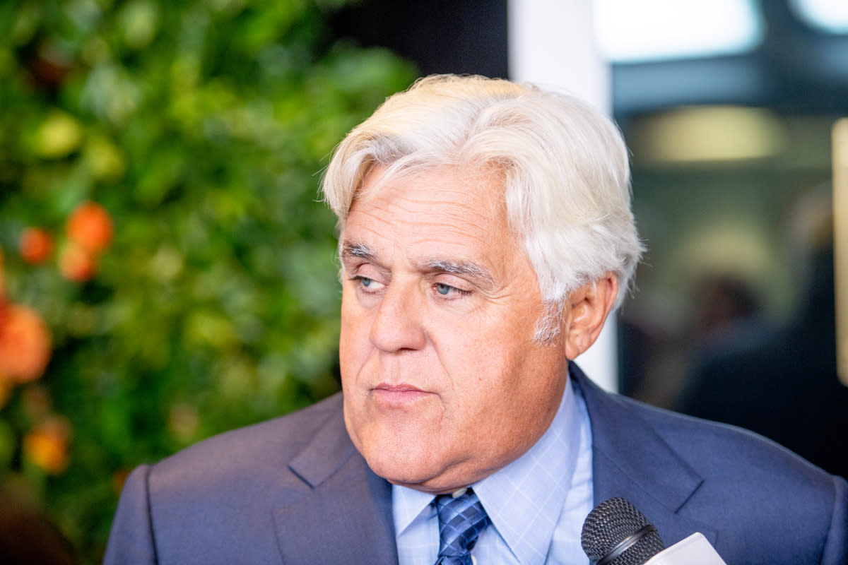 Jay Leno attends the 20th Anniversary Hudson River Park gala at Hudson River Park's Pier 62 on October 11, 2018 in New York City.