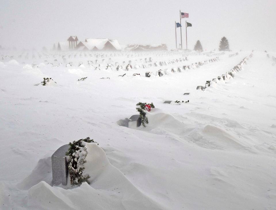 APTOPIX Winter Weather North Dakota