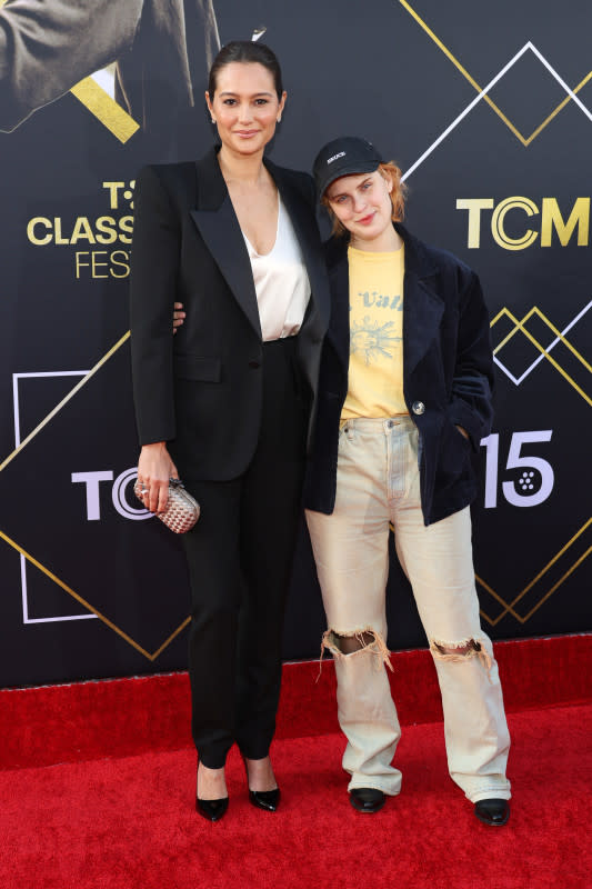 HOLLYWOOD, CALIFORNIA - APRIL 18: (L-R) Emma Heming Willis and Tallulah Willis attend the Opening Night Gala and 30th anniversary screening of "Pulp Fiction" during the 2024 TCM Classic Film Festival at TCL Chinese Theatre on April 18, 2024 in Hollywood, California. (Photo by Kayla Oaddams/FilmMagic)<p>Kayla Oaddams/Getty Images</p>