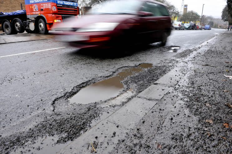 The government is trialling a new system to spot potholes early using high-definition cameras mounted on bin lorries