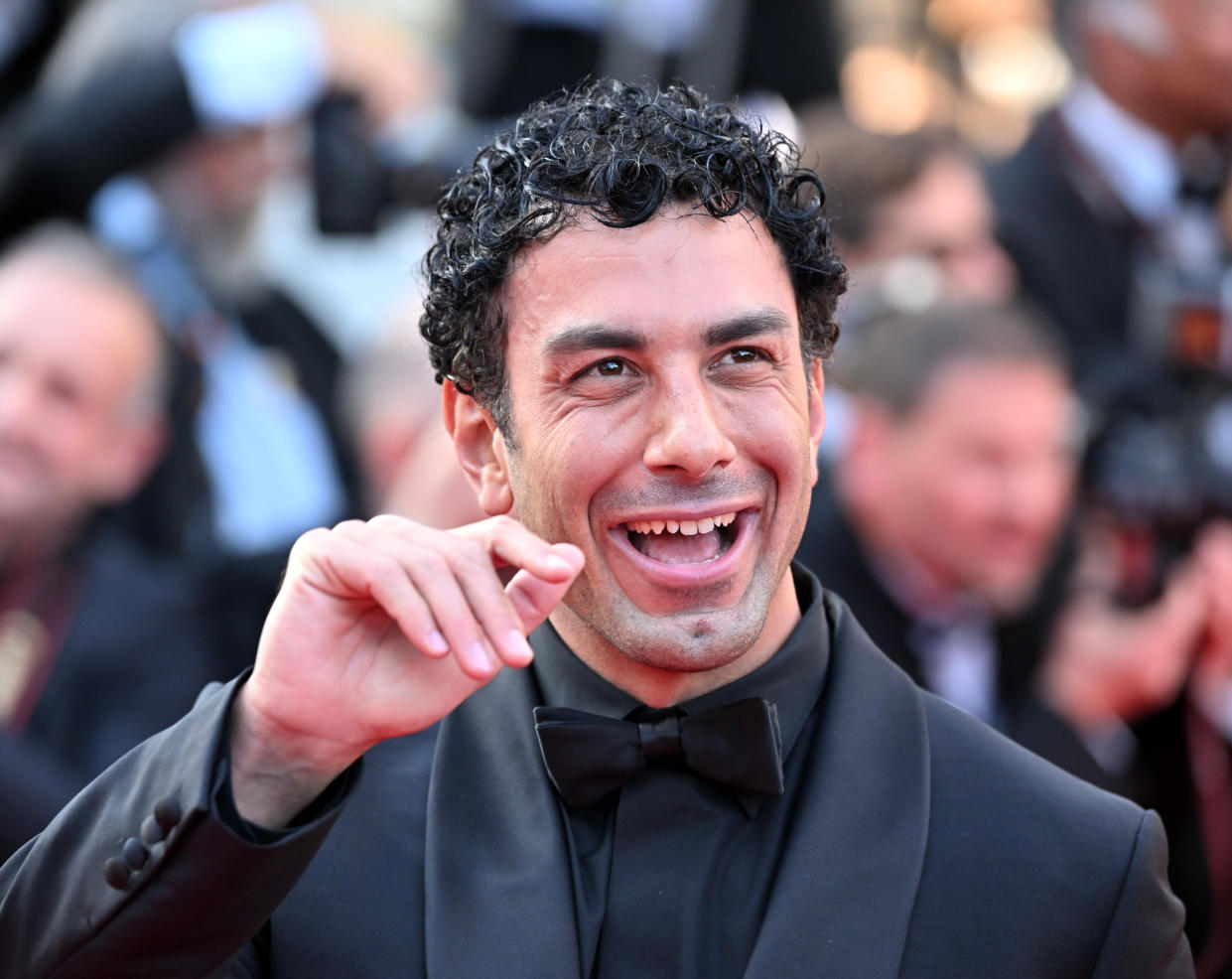 CANNES, FRANCE - MAY 25: Swedish painter Jwan Yosef arrives for the screening of the film âElvisâ at the 75th annual Cannes Film Festival in Cannes, France on May 25, 2022. (Photo by Mustafa Yalcin/Anadolu Agency via Getty Images)