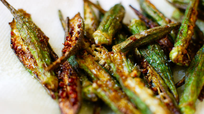 roasted okra