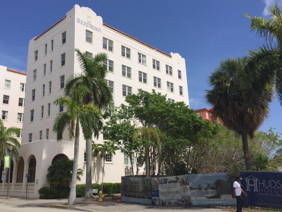 The Gulfstream Hotel is officially on the market, leaving the $70 million restoration project in limbo.