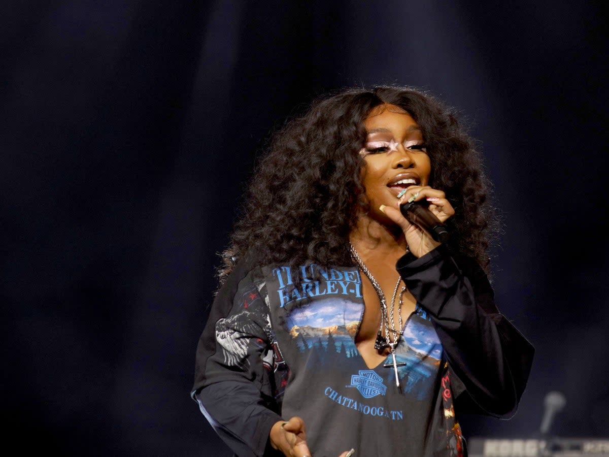 SZA, who sold out four nights at the O2 Arena last year, should be the ideal headliner (Getty for Spotify)