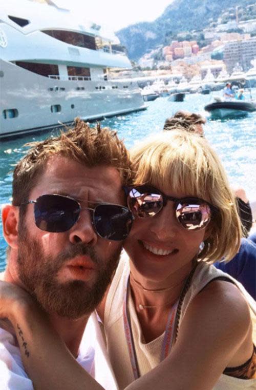 Chris Hemsworth and Matt Damon have reunited and this time they ditched the Down Under trip for one a little more extravagant! The pair were joined by their gorgeous wives Elsa Pataky and Luciana Barroso in Monaco for the Grand Prix.