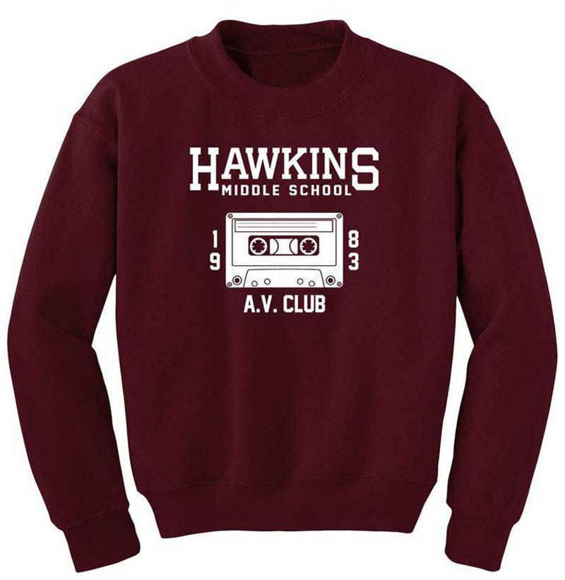 Hawkins Middle School AV Club Sweatshirt