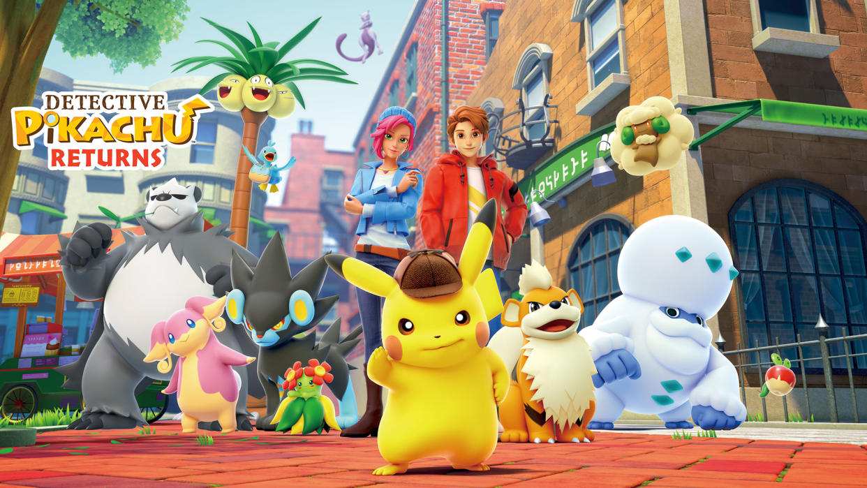 Pikachu is back as a hardboiled detective in 'Detective Pikachu Returns.' (Image: Nintendo)