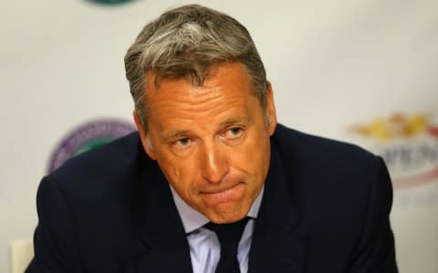 Chris Kermode at a press conference - Credit: Getty Images