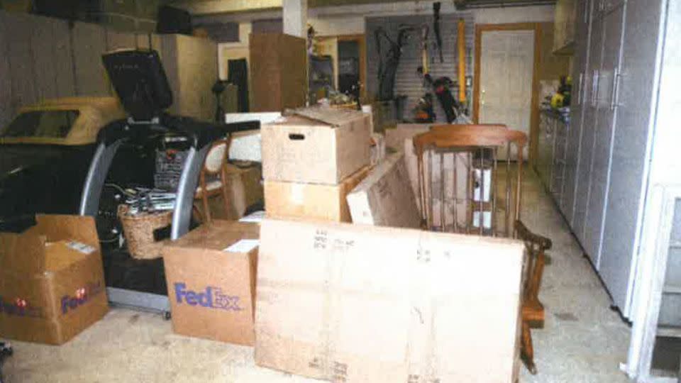 This photo from page 126 of the report shows Biden's Delaware garage on December 21, 2022. - Department of Justice