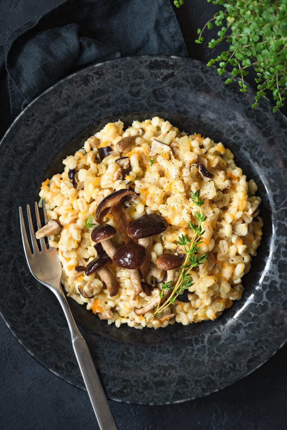 Mushroom risotto 