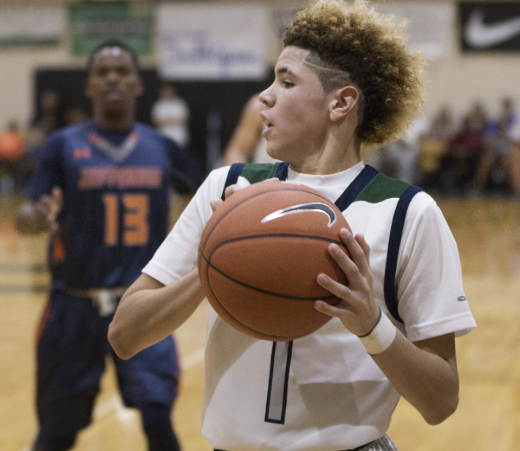 He shoots, he scores!: Lamelo Ball