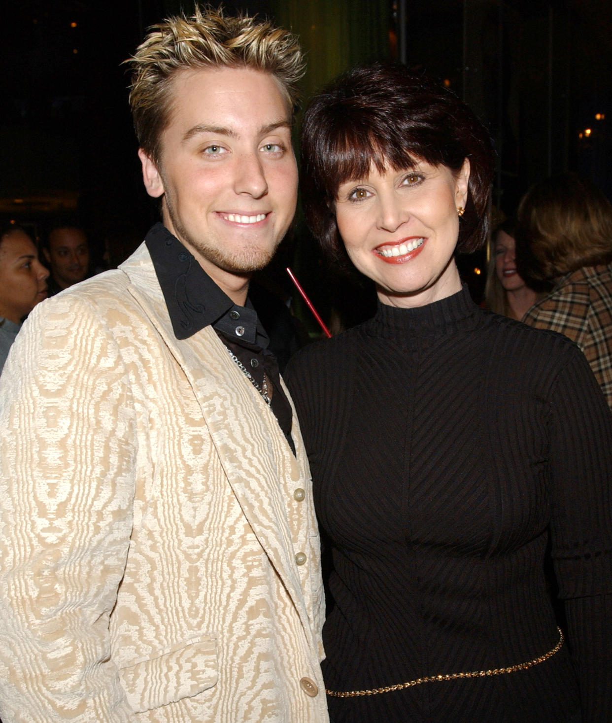 Lance Bass and his mother (KMazur / WireImage)