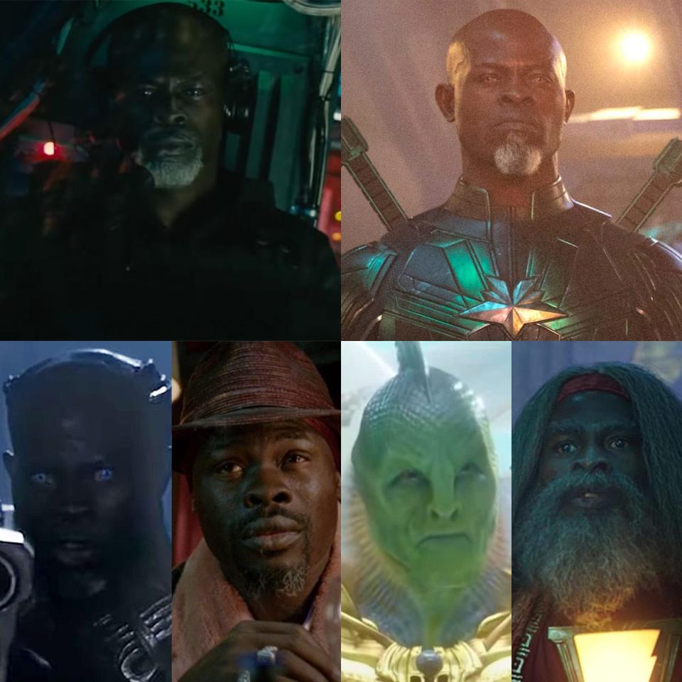 Djimon Hounsou's Furious 7 role and many marvel and DC roles