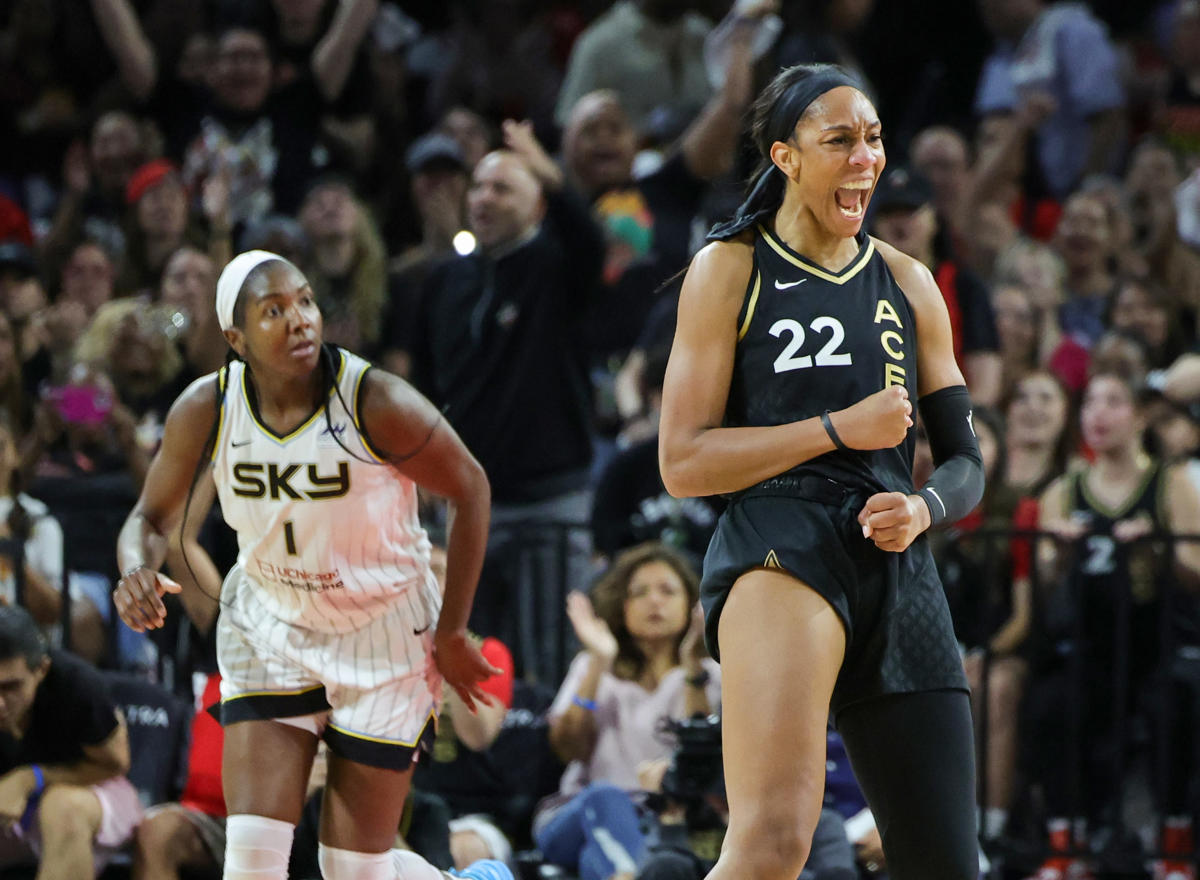 Aces, A'ja Wilson beat Dallas Wings in Game 1 of WNBA semifinals