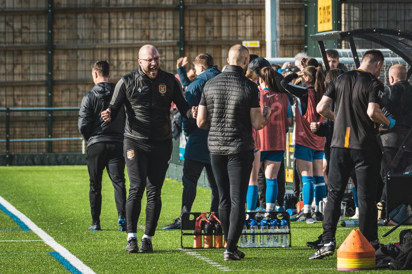 Hull City Ladies Director of Football and First Team coach Chris Hames