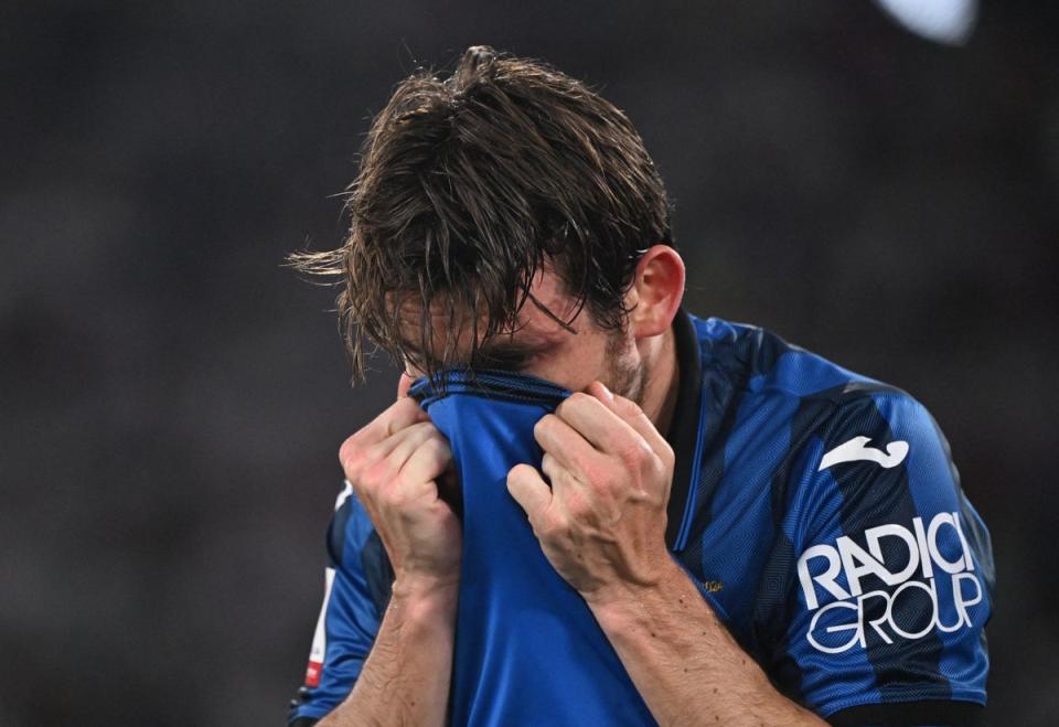 Big blow: Marten de Roon will miss Atalanta’s Europa League final (REUTERS)