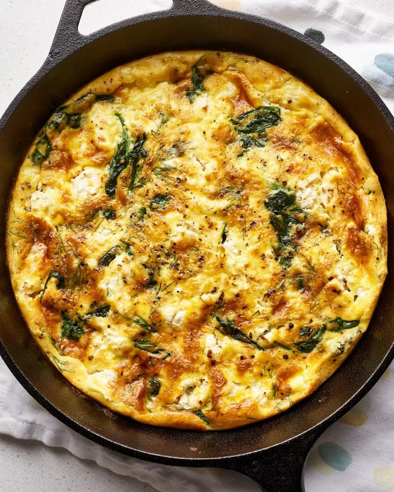 Spinach and Feta Frittata