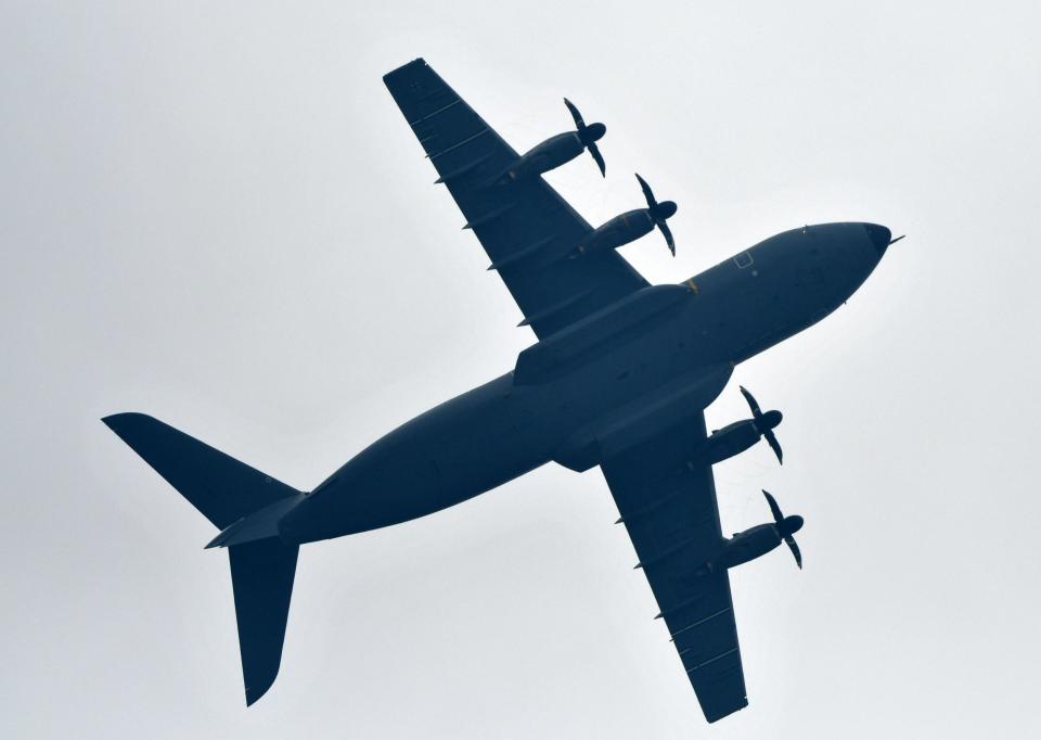 A military transport plane carrying 38 people disappeared en route to the Antarctic (AFP via Getty Images)