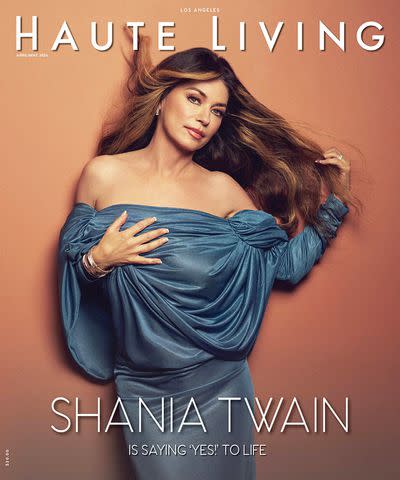 <p>Brian Bowen Smith</p> Shania Twain 'Haute Living' Cover