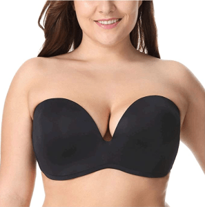 DELIMIRA Underwire Minimizing Strapless Bra